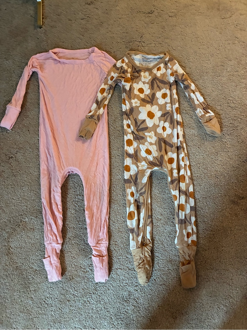 2pk Little Sleepies Pajamas - Size 12-18 months